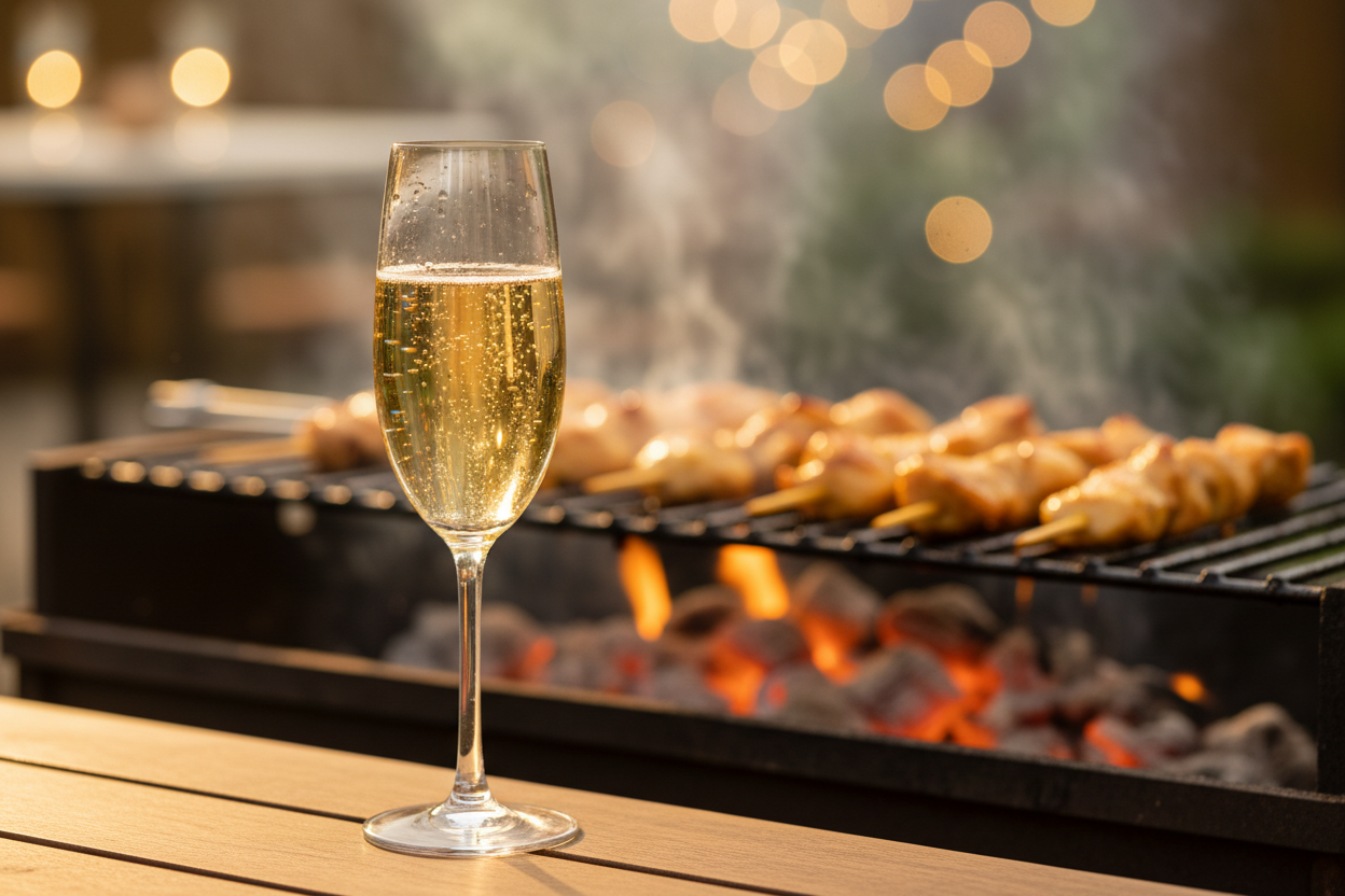 glass-of-prosecco-in-front-of-a-bbq-cooking-chicken-skewers.png