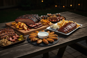 Tailgate BBQ Spread
